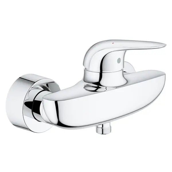 Baterie de dus Grohe 23722003, Monocomanda 1/2, Argintiu