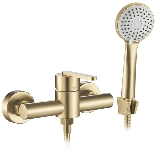 Baterie de duș REA Ontario BRUSH GOLD