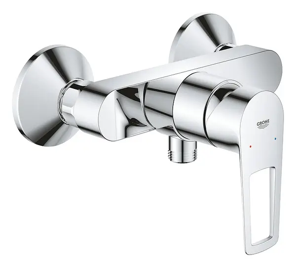 Baterie dus Grohe Bauloop 23633001, 1/2, aparenta, monocomanda, cartus ceramic, Crom