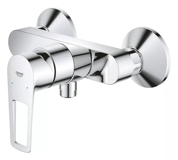 Baterie dus Grohe Bauloop 23634001, aparenta, monocomanda, Crom lucios
