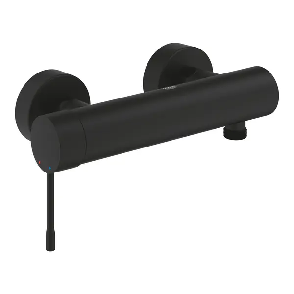 Baterie dus Grohe Essence 25252KF1, 1/2 inch, aparenta, monocomanda, mat, Negru
