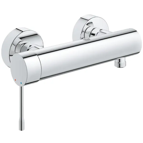 Baterie dus Grohe Essence New, monocomanda, 1/2, cartus ceramic, protectie reflux, limitator de temperatura, crom
