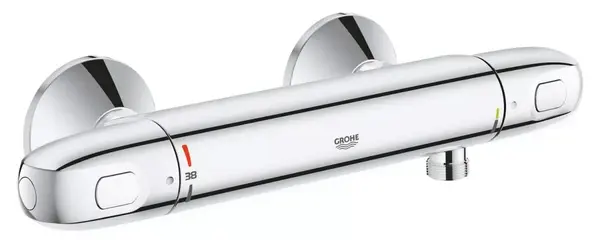 Baterie dus Grohe Grohtherm 1000, 34814003, aparenta, termostat, Crom lucios