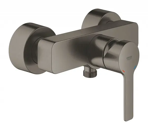 Baterie dus Grohe Lineare 33865AL1, 1/2, monocomanda, cartus ceramic, protectie reflux, mat, Hard Graphite