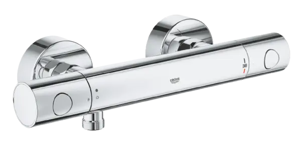 Baterie dus Grohe Precision Get 34773000, 1/2, aparenta, termostat, anti-oparire, limitator presiune, EcoButton, Crom