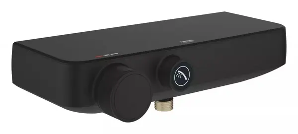 Baterie dus Grohe SmartControl 102169KF00, aparenta, termostat, dubla comanda,Negru mat