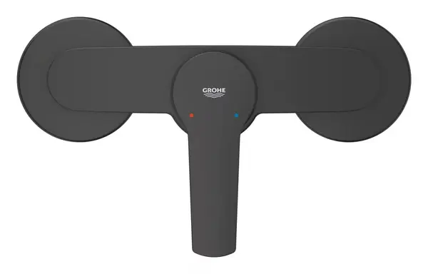 Baterie dus Grohe Start 242082432, aparenta, monocomanda, Negru mat