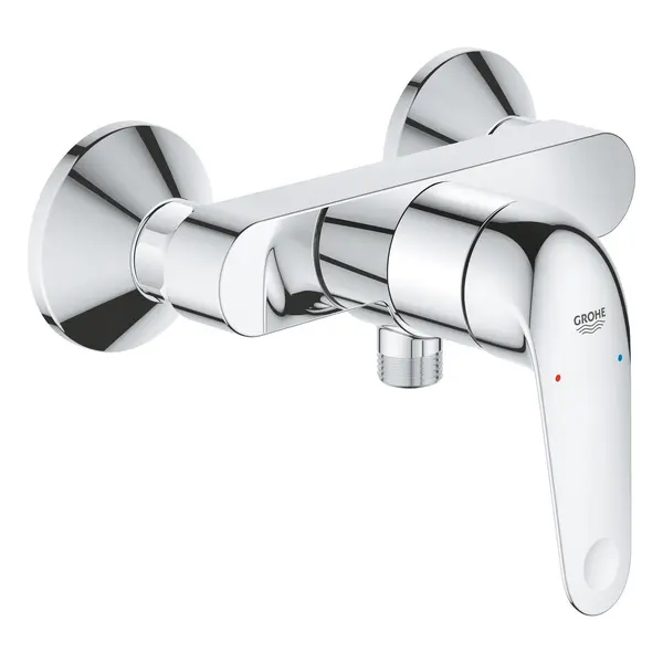 Baterie dus Grohe Swift 24333001, aparenta, cartus ceramic, monocomanda, Crom