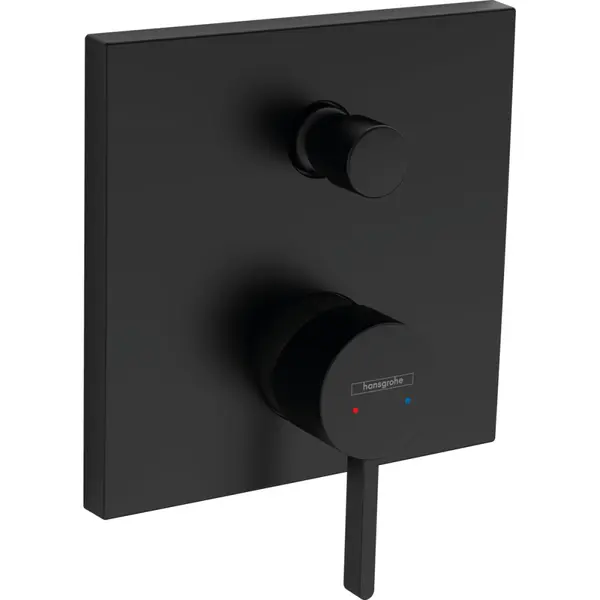 Baterie dus Hansgrohe Finoris incastrata pentru corp ingropat, negru mat 76415670