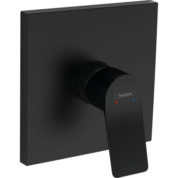 Baterie dus Hansgrohe Vivenis incastrata pentru corp ingropat, negru mat, 75615670