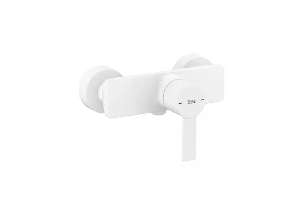 Baterie dus Roca A5A215FB00, Gama Targa, aparenta, monocomanda, Alb mat