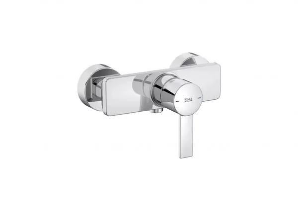 Baterie dus Roca A5A215FC00, Gama Targa, aparenta, monocomanda, Crom