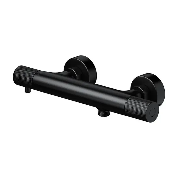 Baterie dus termostatata Cersanit Zen, negru mat