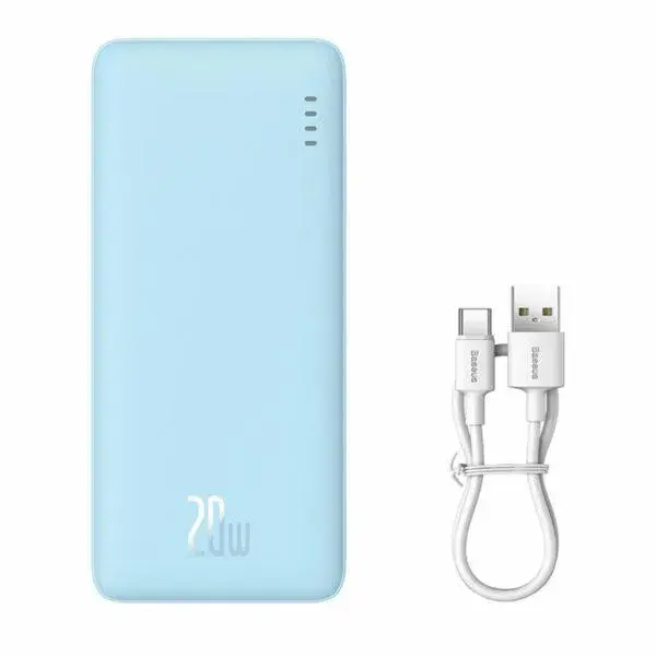 Baterie ext. Baseus Airpow 10000mah albs Baterie ext. Baseus Airpow 10000mah albs