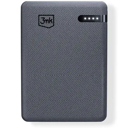 Baterie Externa 3MK Pocket, 5000mAh, 12W, 1 x USB-C, Gri