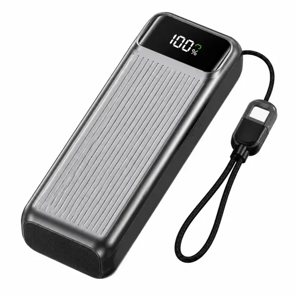Baterie externa Andowl Q DC389 de 15000mAh cu afisaj digital