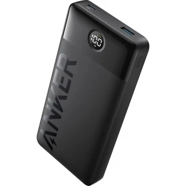 Baterie Externa Anker PowerCore 326, 20000mAh, 15W, 1 x USB-A - 1 x USB-C, Neagra A1367G11