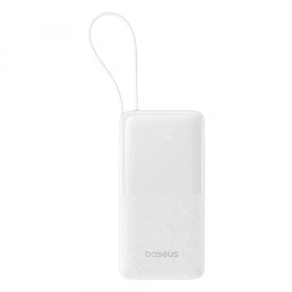 Baterie Externa Baseus Bipow 2, 10000mAh, 20W, QC + PD, 1 x USB-A - 2 x USB-C, Alba P10077101213-00