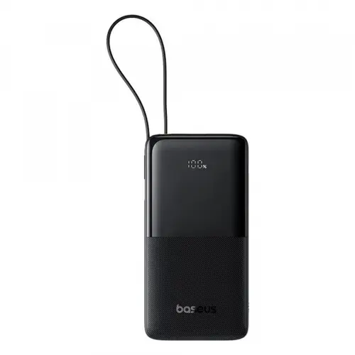 Baterie Externa Baseus Bipow 2 P10077101113-00, 10000 mAh, 20 W, QC + PD, 1 x USB-A, 2 x USB-C (Negru)