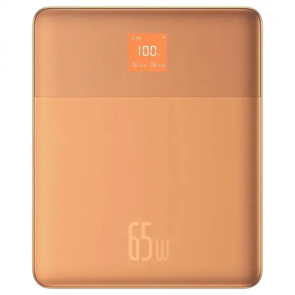 Baterie Externa Baseus Blade 2, 12000mAh, 65W, PD, 2 x USB-C, Portocalie P10063801733-00