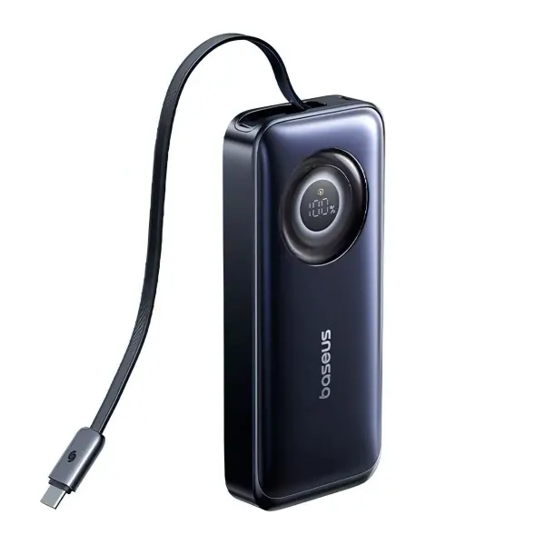 Baterie Externa Baseus EnerCore CR11, 20000mAh, 67W, PD, 2 x USB-C, Neagra E0027H00