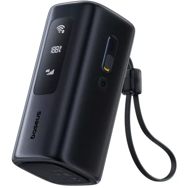 Baterie Externa Baseus EnerGeek GX11, 20000mAh, 67W, QC + PD, 1 x USB-A - 2 x USB-C, Neagra E0025701