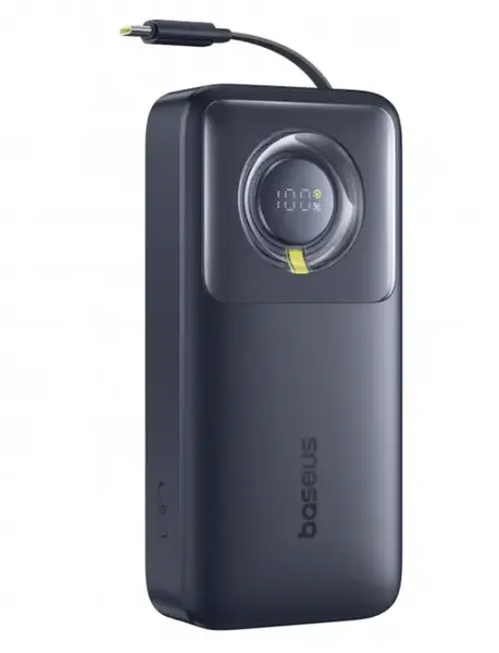 Baterie Externa Baseus Free2Pull, P10073700123-00, 20000mAh, 65W, PD, 1 x USB-C, Neagra