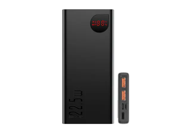 Baterie externa Baseus PPAD070001, 10.000mAh, 22.5W, 2x USB A, USB Type C, incarcare rapida, pentru telefoane si tablete