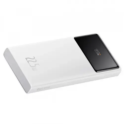 Baterie Externa Baseus Star Lord, 10000mAh, 22.5W, QC + PD, 1 x USB-C - 2 x USB-A, PPXJ100002 (Alb)