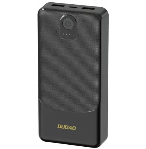 Baterie Externa Dudao K10, 10000mAh, 12W, 2 x USB-A, Neagra
