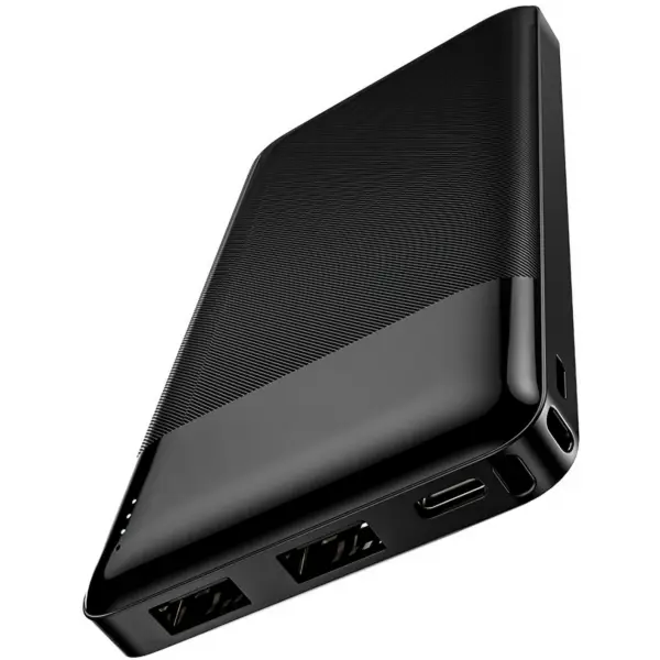 Baterie Externa HOCO J72, 10000mAh, 10W, 2 x USB-A, Neagra