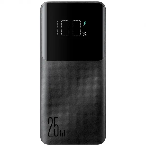 Baterie Externa Joyroom JR-PBF20, 10000mAh, 25W, QC + PD, 1 x USB-C - 2 x USB-A, Neagra