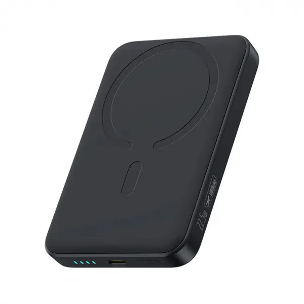 Baterie Externa Wireless Baseus EnerFill FM11 Ultra-Mini, 10000mAh, 22.5W, PD + FQI, 1 x QI - 1 x USB-C, Neagra P1008210E123-00