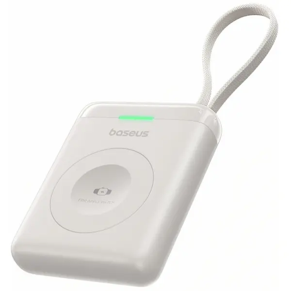 Baterie Externa Wireless Baseus EnerFill FW11, 1640mAh, 5W, 1 x QI, Alba E0205302