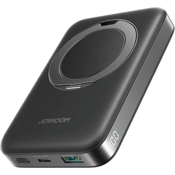 Baterie Externa Wireless Joyroom JR-PBM12, 10000mAh, 22.5W, QC + PD + FQI, 1 x QI - 1 x USB-A - 1 x USB-C, Neagra