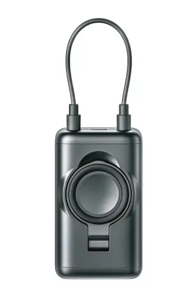Baterie Externa Wireless Joyroom JR-W13, 5000mAh, 18W, PD + QI, 1 x Lightning - 1 x QI - 1 x USB-C, Neagra