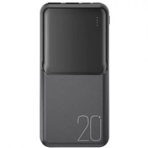 Baterie Externa XO Design PR252, 20000mAh, 10W, 2 x USB-A, Neagra