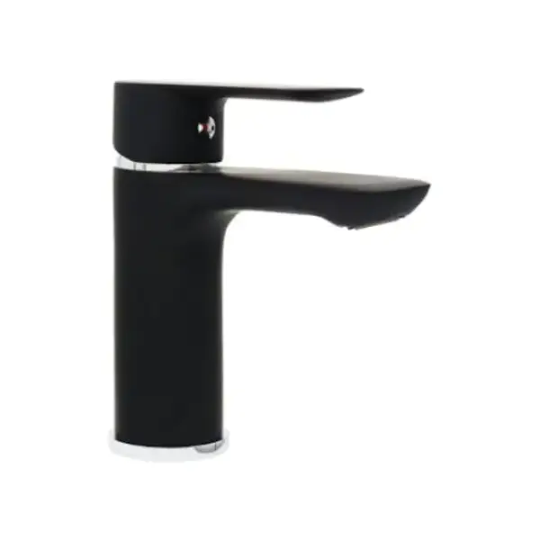 Baterie Fleko cartus ceramic, 40mm, alama, debit ajustabil, 14cm, Negru