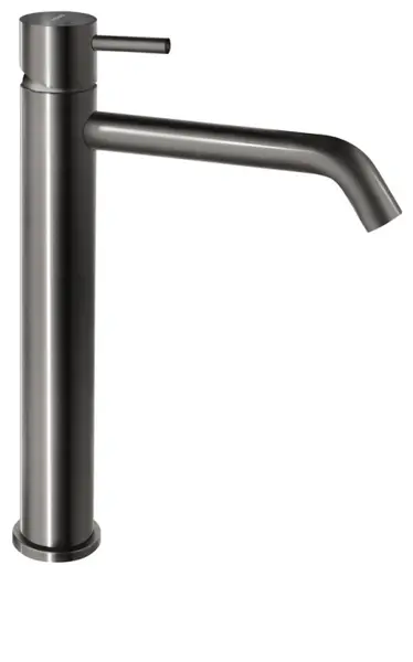 Baterie inalta pentru lavoar 29 cm, gri metalizat, Ferro Ciriculus