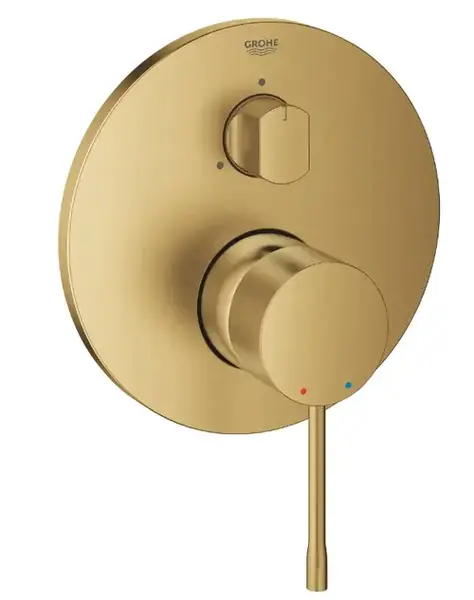 Baterie incastrata pentru 3 consumatori Grohe Essence 24092GN1, Auriu