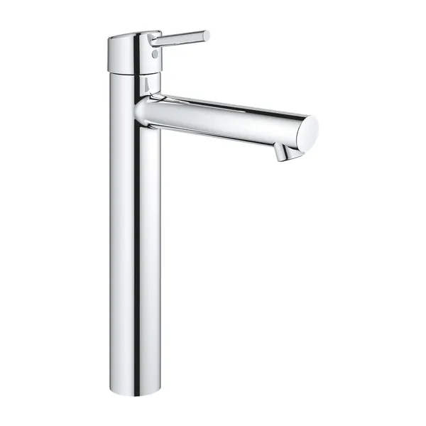 Baterie lavoar Concetto OHM vessel basin 23920001, 3/8, marimea XL, monocomanda, cartus ceramic, fara evacuare, Crom