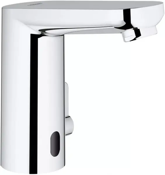 Baterie lavoar cu senzor Grohe Eurosmart 36324001, marimea S, 132 mm, cu mixare, retea, Crom lucios
