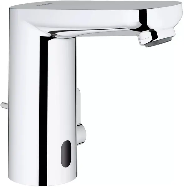 Baterie lavoar cu senzor Grohe Eurosmart 36331001, marime S, 132 mm, cu mixare, baterie, Crom lucios