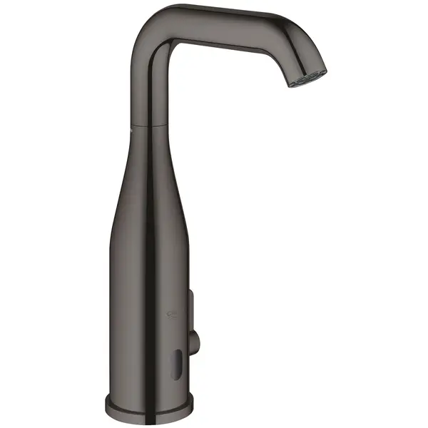 Baterie lavoar cu senzor infrarosu Essence E 36445A00, 3/8 inch, baterie 6V, mixare, 7 programe, dezinfectie, pivotanta, lucios, Hard graphite