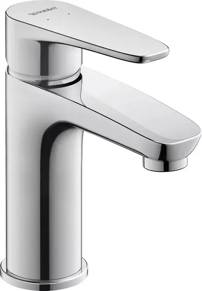 Baterie lavoar Duravit B.1 B11010002010, marime M, cartus ceramic, monocomanda, 155 mm, Crom lucios