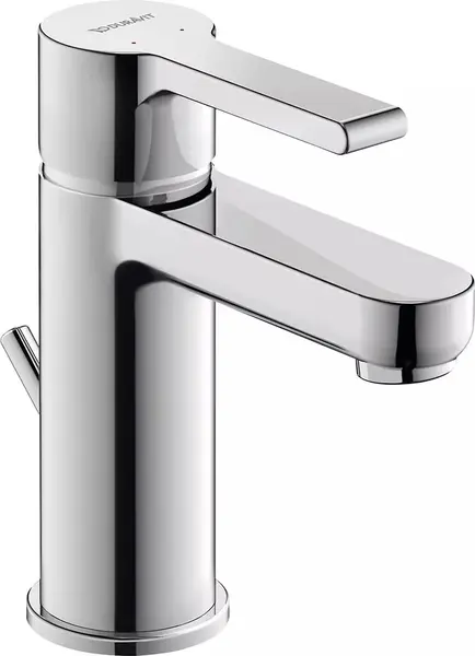 Baterie lavoar Duravit B.2 B21010001010, marime M, cartus ceramic, monocomanda, 152 mm, ventil, Crom lucios