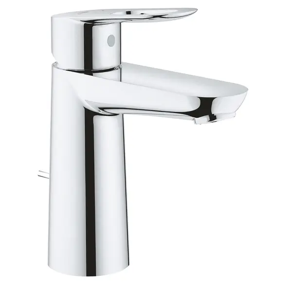 Baterie lavoar Grohe Bauloop 23762000, marimea M, monocomanda, cartus ceramic, set evacuare inclus, Crom