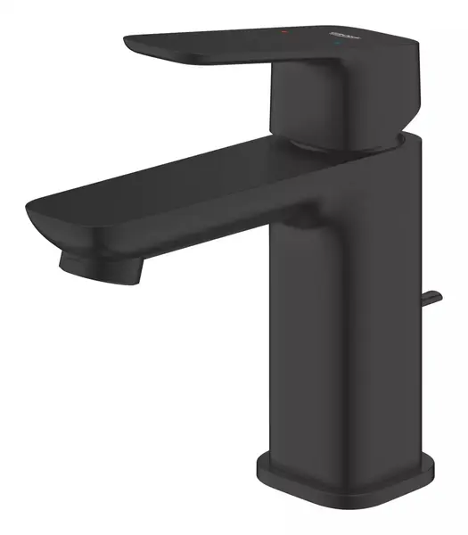 Baterie lavoar Grohe Cubeo 1016942430, marime S, 148 mm, ventil, Negru mat