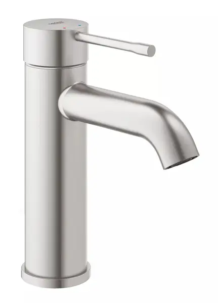 Baterie lavoar Grohe Essence 23590DC1, racord 3/8 inch, marime M, 174 mm, Otel satinat