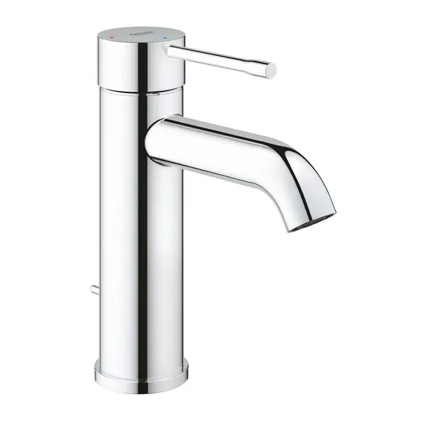 Baterie lavoar Grohe Essence 23591001, marimea S, monocomanda, limitator, set evacuare cu tija, Crom